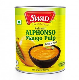 Swad Ratnagiri Alphonso Mango Pulp Sweetened  Tin  850 grams